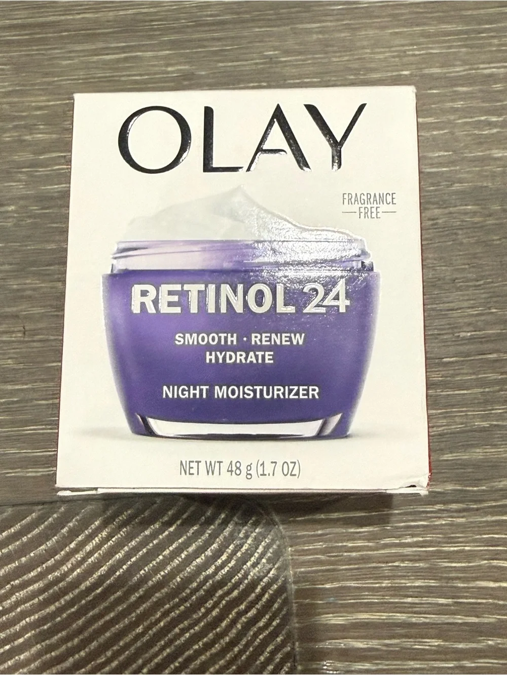 New Olay Retinol 24 Night Moisturizer Fragrance Free smooth renew hydrate